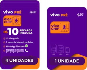 Vivo Chip com 30 de Bônus