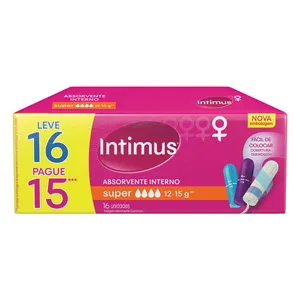 Intimus Absorvente Interno Super Pro Comfort 16 Unidades