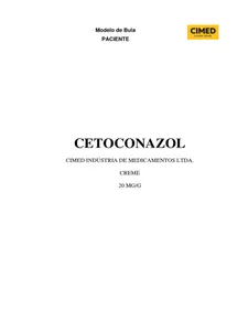 Cetoconazol Creme 20mg/g 30g