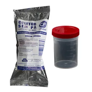 Coletor com Tampa Vermelha - Esterilizado