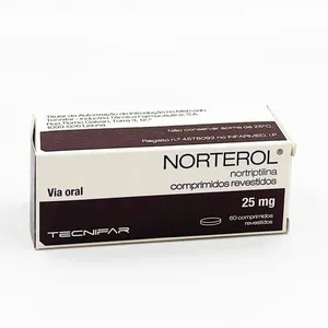 Nortriptilina 25mg 30 Cápsulas