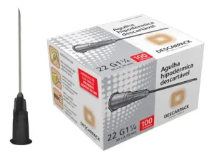 Labor Agulha Descartável 30x7 22G
