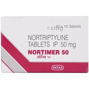 Nortriptilina 50mg 30 Cápsulas