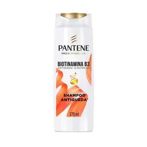 Pantene Shampoo Biotina B3 Antiqueda e Nutrição 175ml