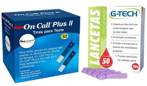 On Call Lancetas para Glicemia - 100 Unidades