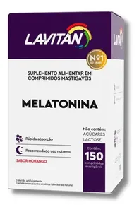 Lavitam Melatonina 0,21 mg - 90 Comprimidos de Morango