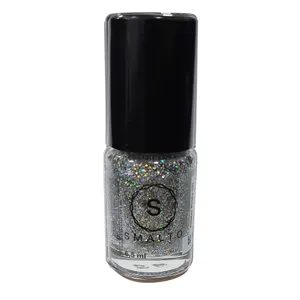 SOU Vegan Esmalte Glitter Prata 3D 8ml