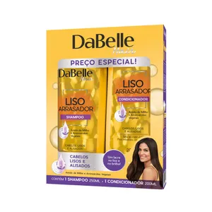 Dabelle Kit Shampoo e Condicionador Liso Arrasador 425ml