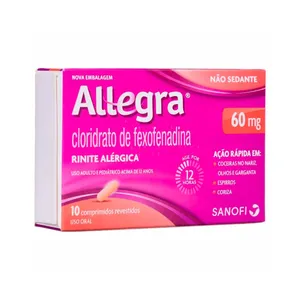 Allegra 60mg 10 Comprimidos