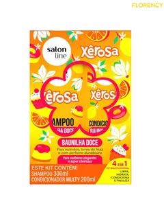 Salon Line Kit Shampoo e Condicionador Baunilha Doce 300ml