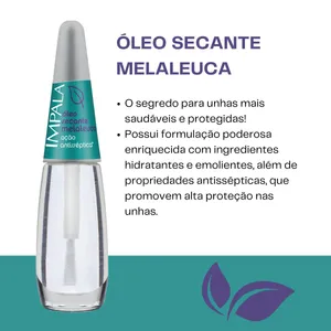 Impala Esmalte Óleo Secante Melaleuca