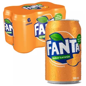 Fanta Laranja Lata 350ml