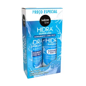 Salon Line Hidratação Kit Shampoo e Condicionador Super Liso 300ml