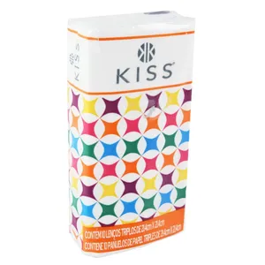 Kiss Lenço de Papel Triplo para Bolso 10 Unidades