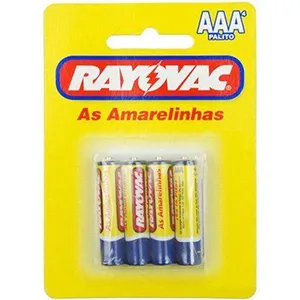 Pilhas Rayovac Amarelinha Palito