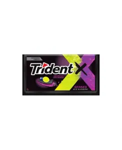 Trident Un Blue Preto - Chiclete Sabor Blueberry