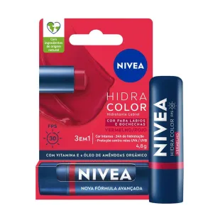 Hidratante Labial Nivea - Color Vermelho FPS30 - 4.8g
