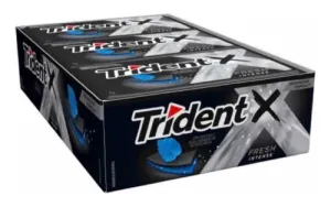 Trident Chiclete Intense Preto